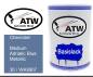 Preview: Chevrolet, Medium Adriatic Blue Metallic, 30 / WA9907: 500ml Lackdose, von ATW Autoteile West.